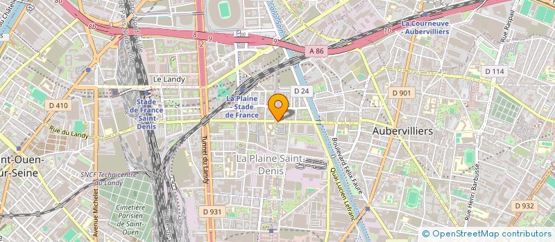 localisation de l'entreprise ABOUTALBI Y ET ABOUTALBI M à AUBERVILLIERS