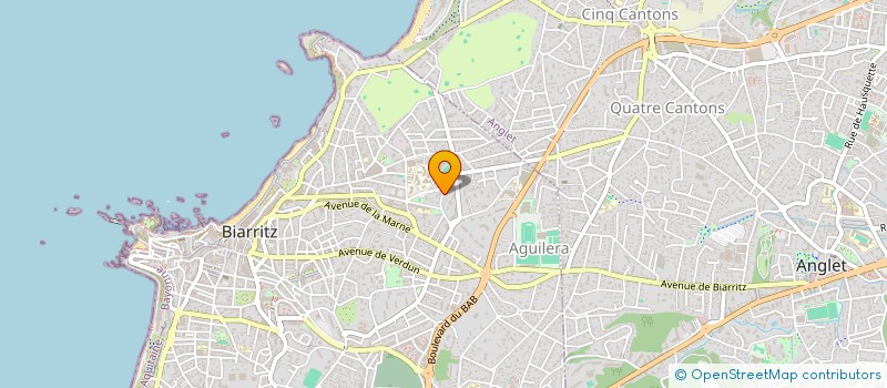 localisation de l'entreprise ABOUTYOU 64  BIARRITZ