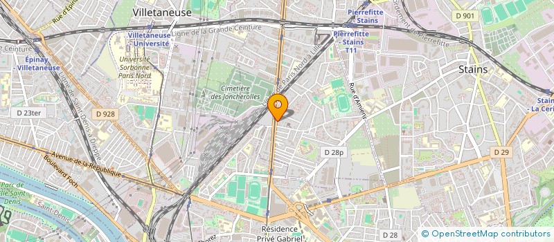 localisation de l'entreprise ABOUZIA  PIERREFITTE-SUR-SEINE