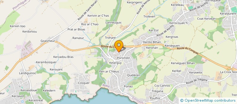 localisation de l'entreprise ABOY  LOCMARIA-PLOUZANE