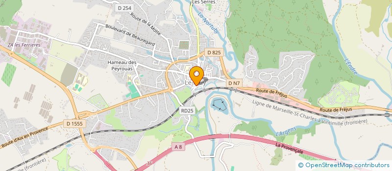 localisation de l'entreprise ABP à LE MUY