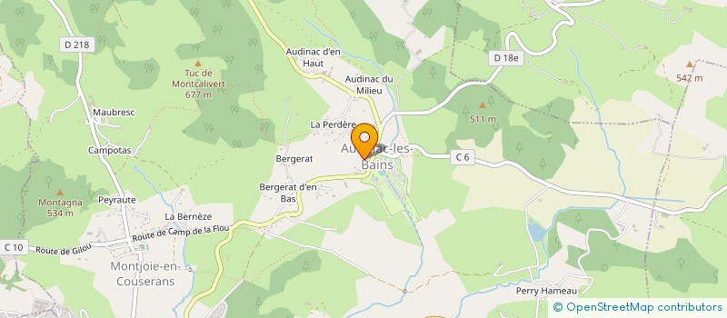 localisation de l'entreprise ABP - ANDRETTO BATIMENT PYRAMIDE à SAINT-GIRONS