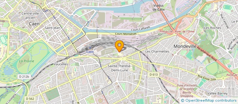 localisation de l'entreprise ABP AUDIO à CAEN