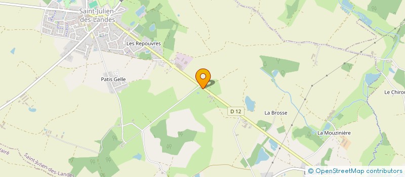 localisation de l'entreprise ABP BRICO à LES ACHARDS