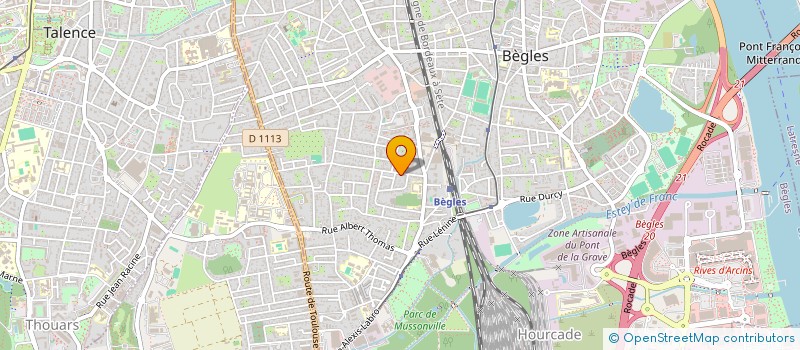 localisation de l'entreprise ABP CONSEIL à BEGLES