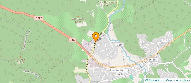 localisation de l'entreprise ABP CONSTRUCTION  FLASSANS-SUR-ISSOLE