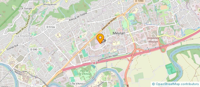 localisation de l'entreprise ABP CONSULTANT à MEYLAN