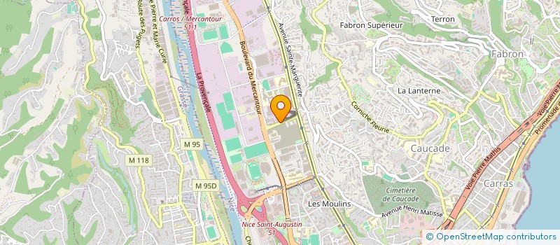 localisation de l'entreprise ABP CONSULTING à NICE