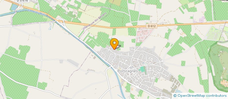 localisation de l'entreprise ABP JOYE MENUISERIES à PORTIRAGNES