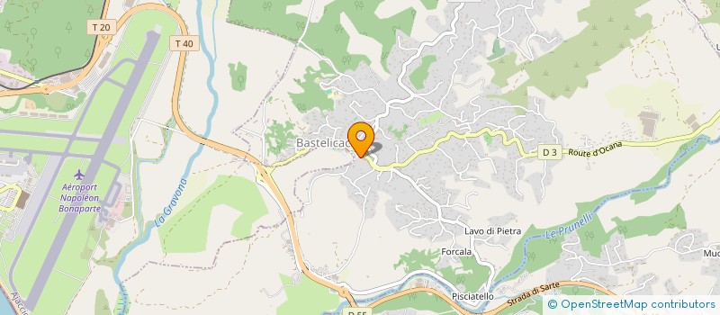 localisation de l'entreprise ABP LEANDRI à BASTELICACCIA