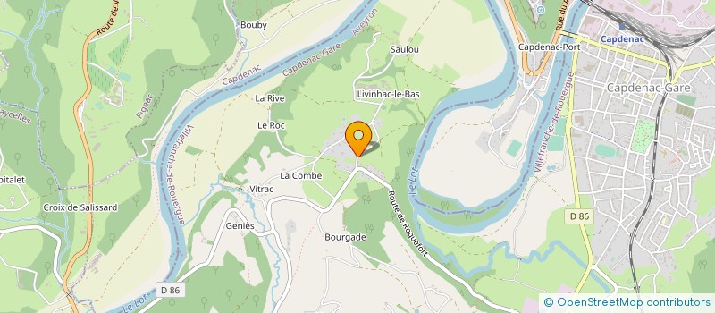 localisation de l'entreprise ABP MOTOCULTURE  CAUSSE-ET-DIEGE