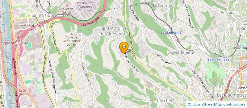 localisation de l'entreprise ABP RECRUTEMENT à NICE