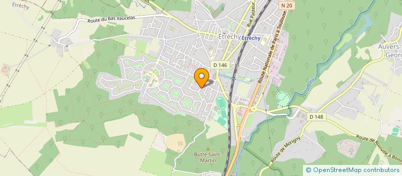 localisation de l'entreprise ABP RENOV  ETRECHY