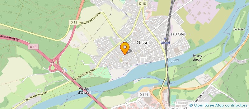 localisation de l'entreprise ABP RENOVATION à OISSEL
