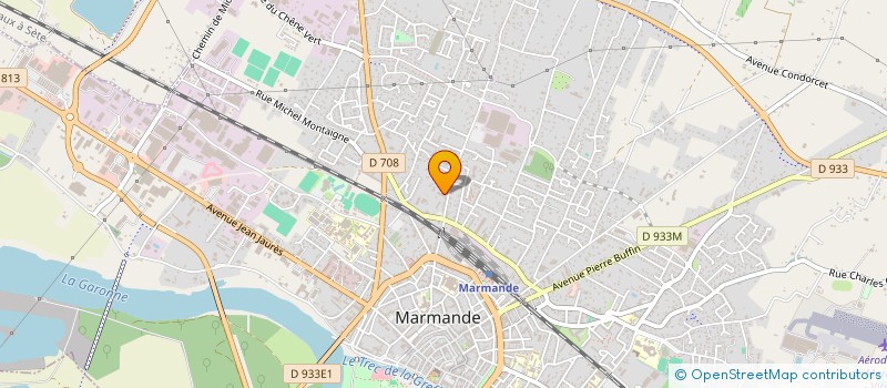 localisation de l'entreprise ABP TAXI  MARMANDE