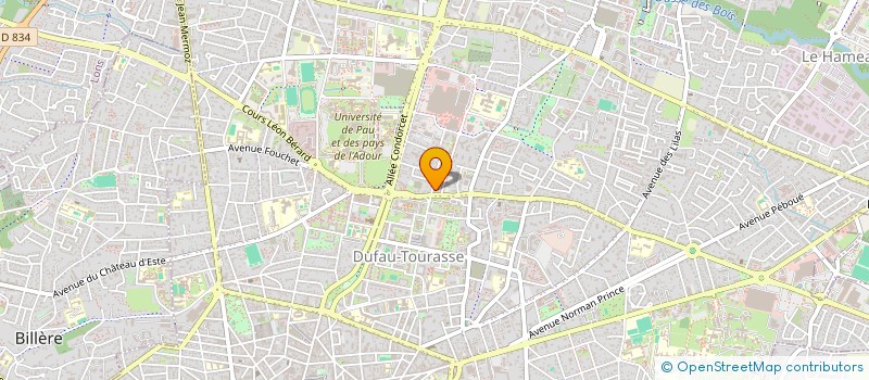 localisation de l'entreprise ABPAPETERIE DMB à PAU