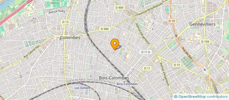 localisation de l'entreprise ABPATRIM à COLOMBES
