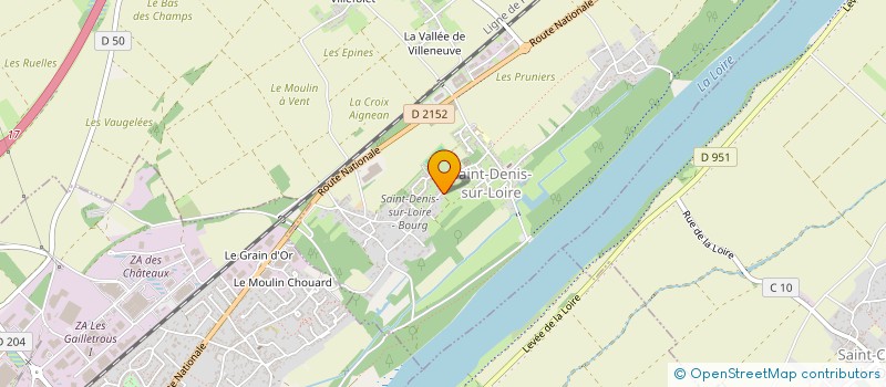 localisation de l'entreprise ABPC 41  SAINT-DENIS-SUR-LOIRE