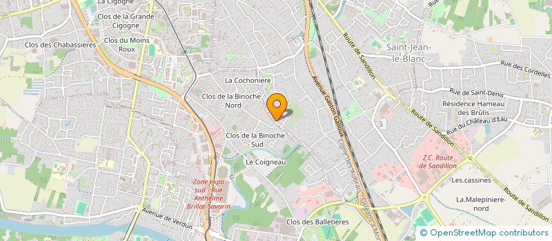localisation de l'entreprise ABPC  SAINT-JEAN-LE-BLANC
