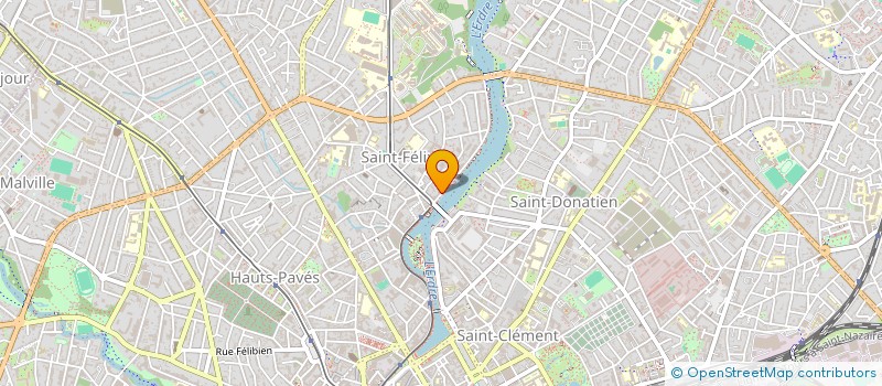 localisation de l'entreprise ABPC SERVICES à NANTES