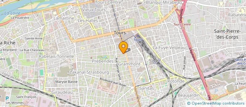 localisation de l'entreprise ABPHARM, SPFPL DE PHARMACIEN D'OFFICINE  FONDETTES