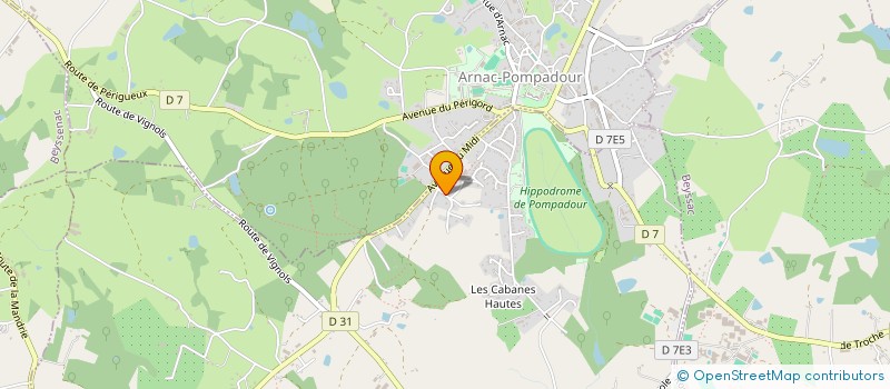 localisation de l'entreprise ABPM  SAINT-SORNIN-LAVOLPS