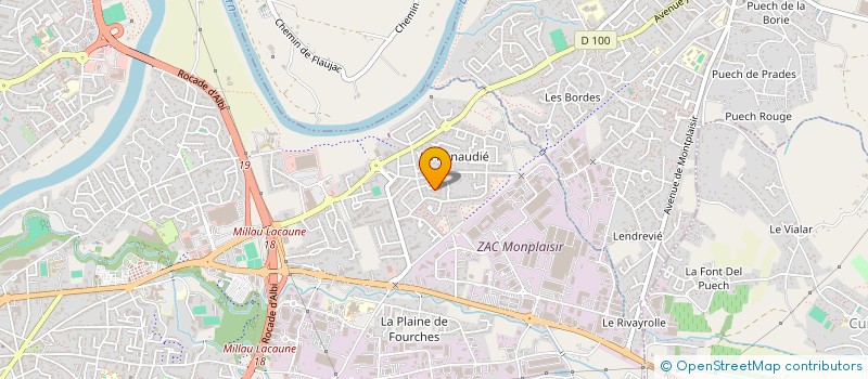 localisation de l'entreprise ABPM à ALBI
