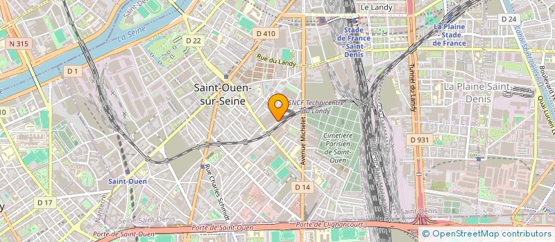 localisation de l'entreprise ABPP à SAINT-OUEN-SUR-SEINE