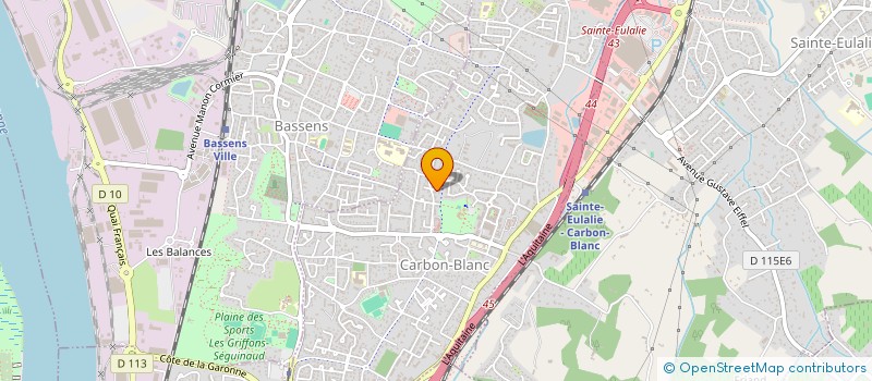 localisation de l'entreprise ABPRESSE  CARBON-BLANC