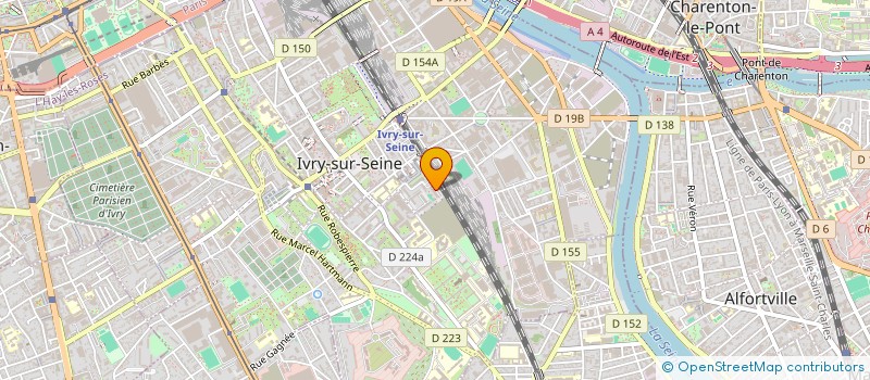 localisation de l'entreprise ABPRO TRANSPORT à IVRY-SUR-SEINE