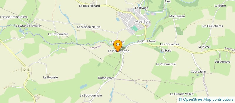 localisation de l'entreprise ABPRRO  COURCITE