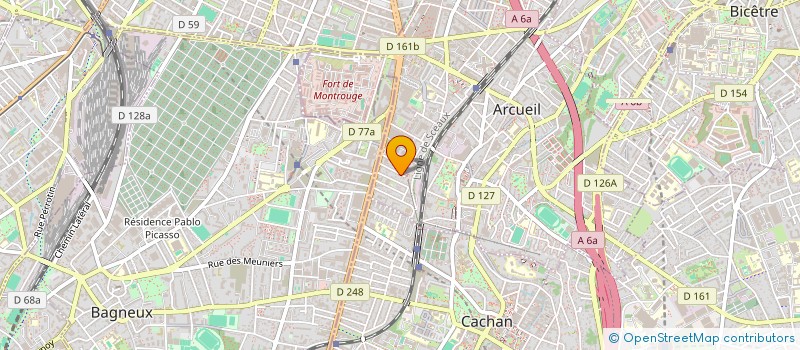 localisation de l'entreprise ABQAB à ARCUEIL