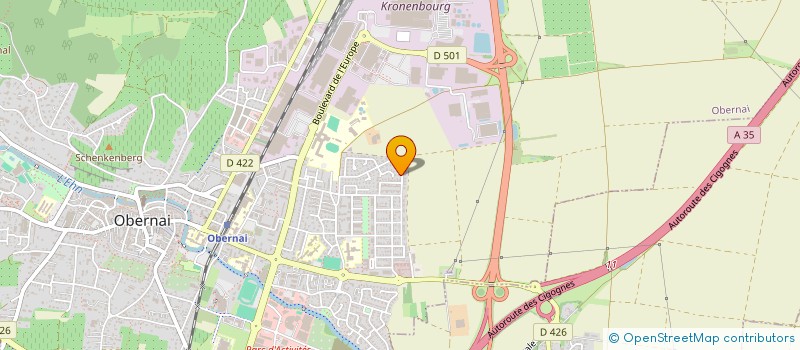 localisation de l'entreprise ABQL SPORT à OBERNAI