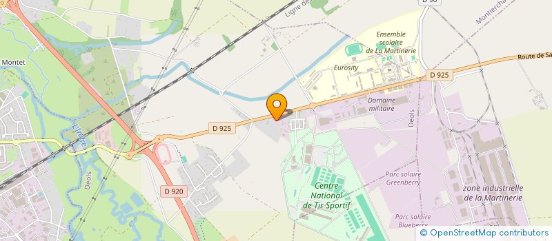 localisation de l'entreprise ABR 36 à DEOLS