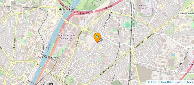 localisation de l'entreprise ABR à ANGERS