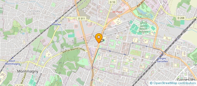 localisation de l'entreprise ABR à SARCELLES