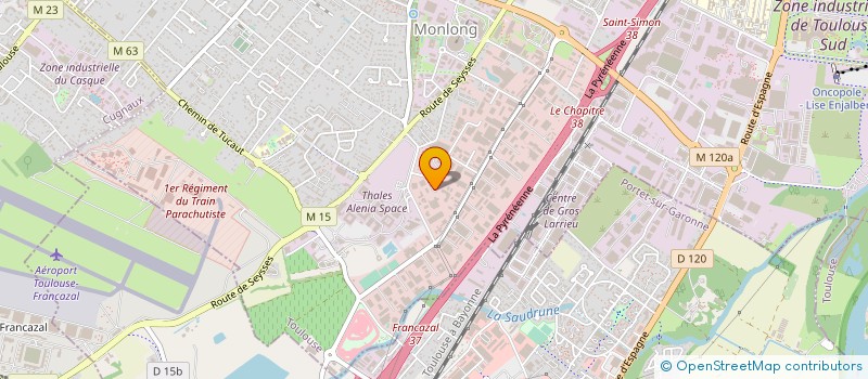 localisation de l'entreprise ABR à TOULOUSE