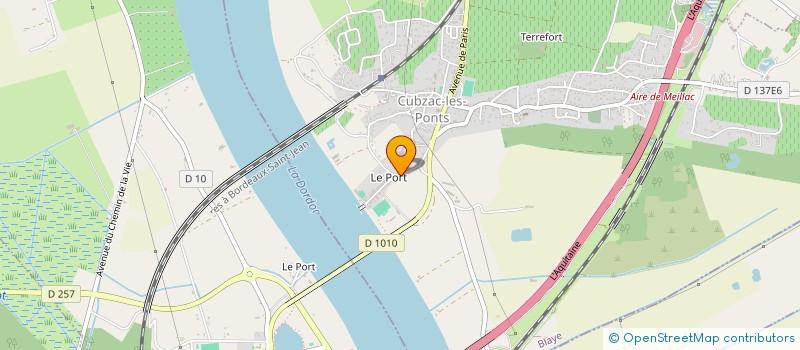 localisation de l'entreprise ABR  CUBZAC-LES-PONTS