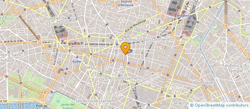 localisation de l'entreprise ABR BATIMENTS à PARIS