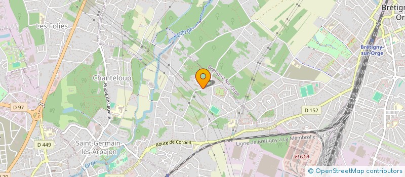 localisation de l'entreprise ABR BTP à SAINT-GERMAIN-LES-ARPAJON