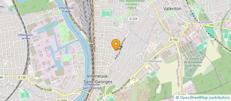 localisation de l'entreprise ABR BUREAUTIQUE à VILLENEUVE-SAINT-GEORGES