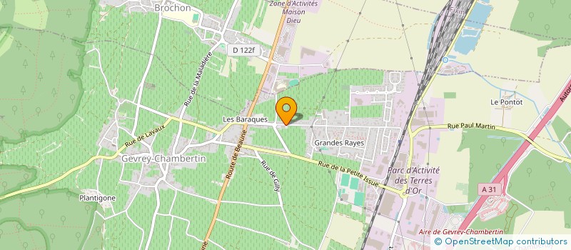 localisation de l'entreprise ABR CHAMBERTIN  GEVREY-CHAMBERTIN