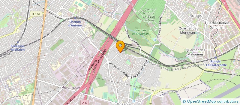 localisation de l'entreprise ABR DISTRIBUTION à WISSOUS