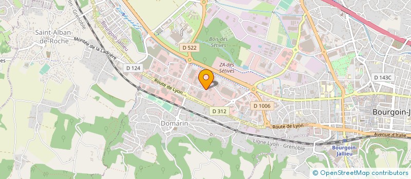 localisation de l'entreprise ABR DREAM à BOURGOIN-JALLIEU