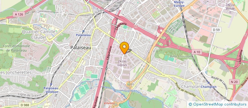 localisation de l'entreprise ABR IMMO à PALAISEAU