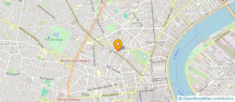 localisation de l'entreprise ABR IMMO  BORDEAUX