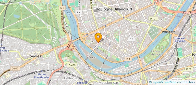 localisation de l'entreprise ABR SEGUIN à BOULOGNE-BILLANCOURT