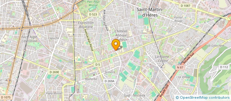 localisation de l'entreprise ABR SERVICES  GRENOBLE