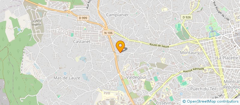 localisation de l'entreprise ABR SIGNAL  NIMES