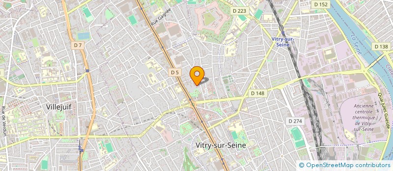 localisation de l'entreprise ABR TRANS à VITRY-SUR-SEINE